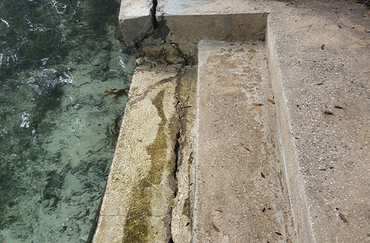 Seawall repair