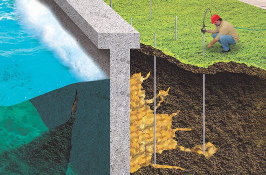 Seawall repair